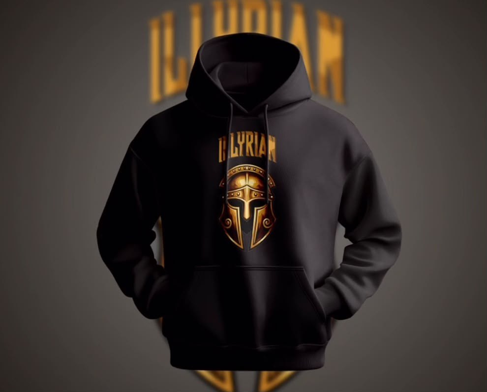 Hoodie me dizajn premium